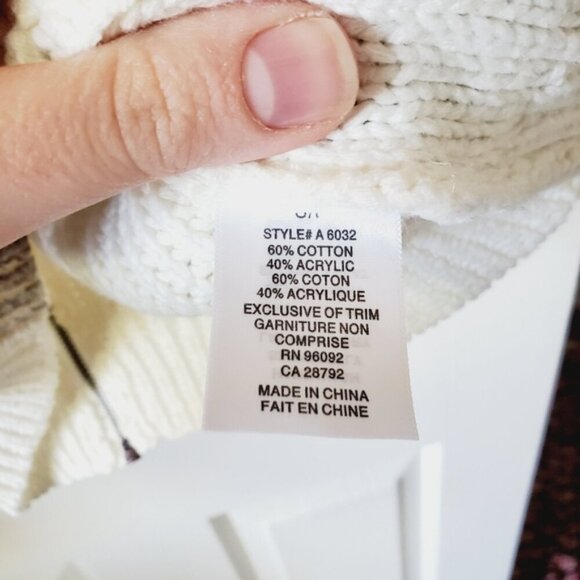 ABS Allen Schwartz Studded Chic Cable Knit Sweater Dress S - Picture 5 of 8